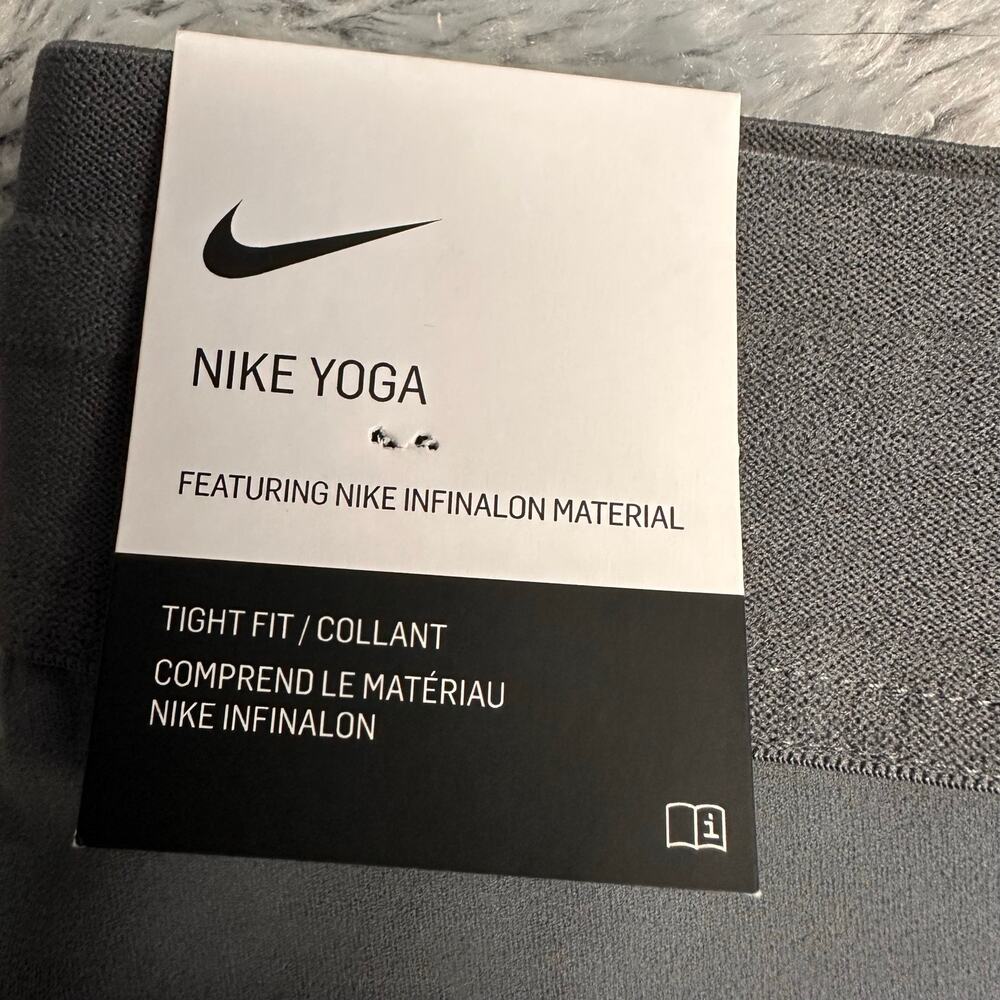 Nike Yoga Infinalon Tight Fitted Athletic Shorts Gray Men's Large NWT - Picture 8 of 12